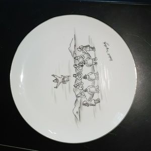 Robert Mayokok blanket toss decorative plate